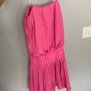 DO+BE strapless pink dress
